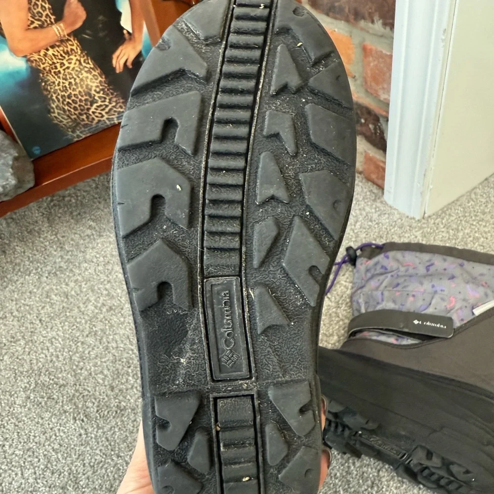 Columbia Kids Powderbug Plus II‎ Youth Winter Snow Boots size 1